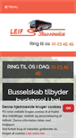 Mobile Screenshot of leifsbusservice.dk